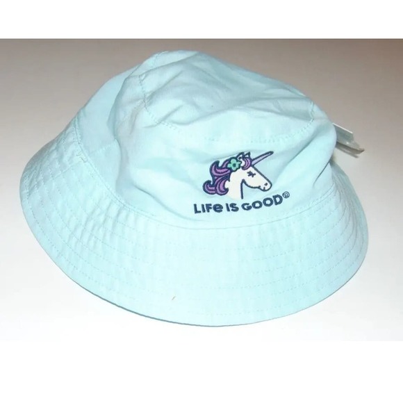 NWT Girls LIFE IS GOOD Unicorn Hat, Size 6-12 Months. K53 * - Picture 2 of 5